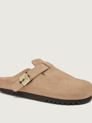 Scholl Mule GRACE | zamsz beżowy