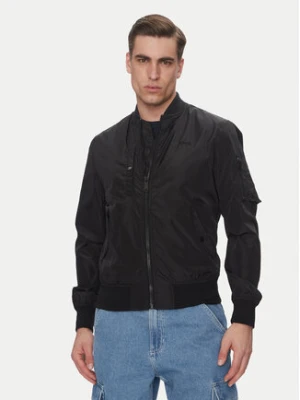 SCHOTT N.Y.C. Kurtka bomber Airstar Czarny Regular Fit