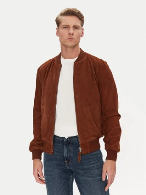 SCHOTT N.Y.C. Kurtka skórzana LC300 Brązowy Regular Fit