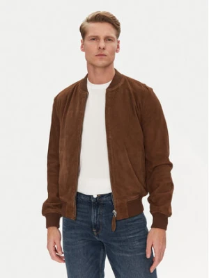 SCHOTT N.Y.C. Kurtka skórzana LC300 Brązowy Regular Fit