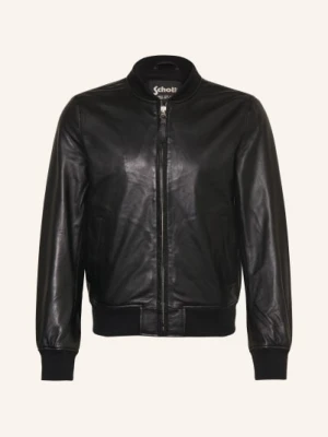 Schott Nyc Kurtka Skórzana schwarz