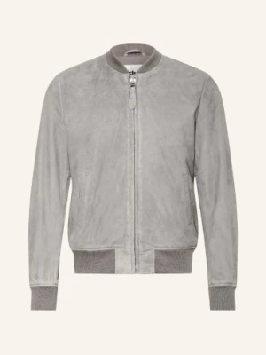 Schott Nyc Skórzana Kurtka grau