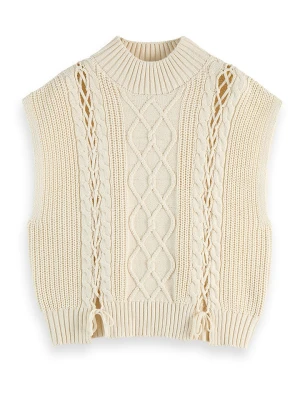 Scotch & Soda Bezrękawnik w kolorze kremowym rozmiar: L