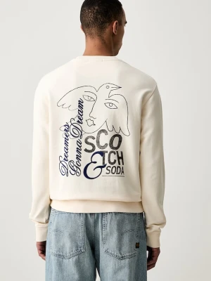 Scotch & Soda bluza męska bawełniana beżowy