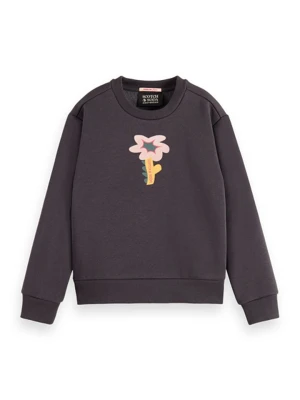 Scotch & Soda Bluza w kolorze brązowym ze wzorem rozmiar: 152