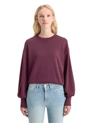 Scotch & Soda Bluza w kolorze fioletowym rozmiar: S