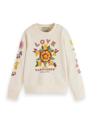 Scotch & Soda Bluza w kolorze kremowym ze wzorem rozmiar: 164