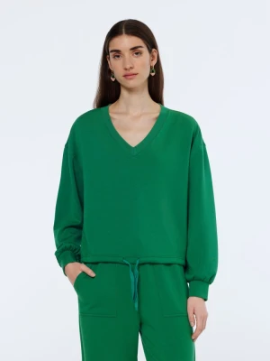 Scotch & Soda Bluza w kolorze zielonym rozmiar: S