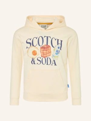Scotch & Soda Bluza Z Kapturem weiss biały