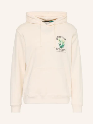Scotch & Soda Bluza Z Kapturem weiss biały