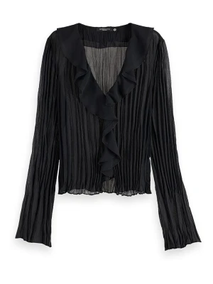 Scotch & Soda Bluzka w kolorze czarnym rozmiar: 40