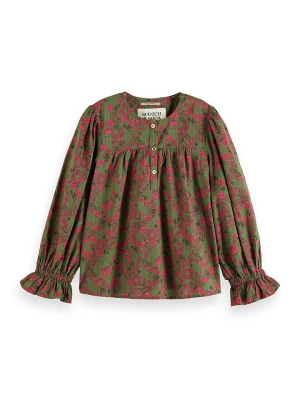 Scotch & Soda Bluzka w kolorze zielono-różowym rozmiar: 152