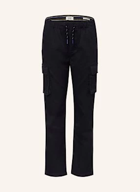 Scotch & Soda Bojówki Cargohose Loose Tapered Fit blau