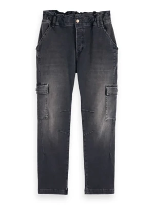 Scotch & Soda Bojówki dżinsowe w kolorze antracytowym rozmiar: W30/L32