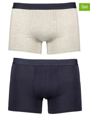 Scotch & Soda Bokserki (2 pary) w kolorze kremowo-granatowym rozmiar: 14