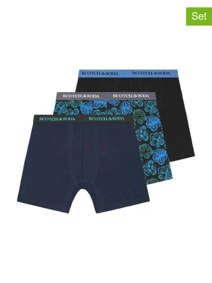 Scotch & Soda Bokserki (3 pary) w kolorze granatowo-czarnym rozmiar: XL