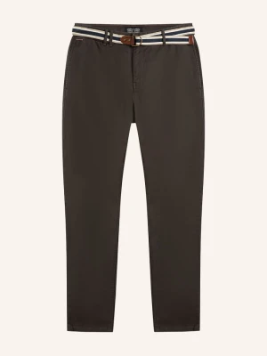 Scotch & Soda Chinosy O Regularnym Kroju braun CZIEMNOSZARY