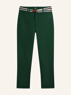 Scotch & Soda Chinosy O Regularnym Kroju gruen CIEMNOZIELONY