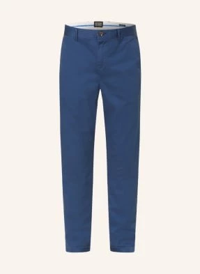 Scotch & Soda Chinosy Super Slim Fit blau