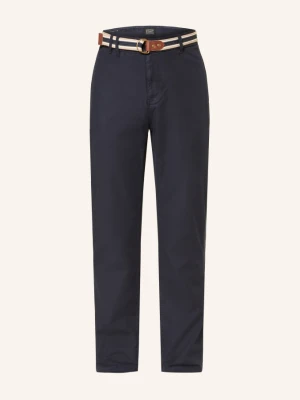 Scotch & Soda Chinosy Warren O Kroju Extra Slim Fit blau