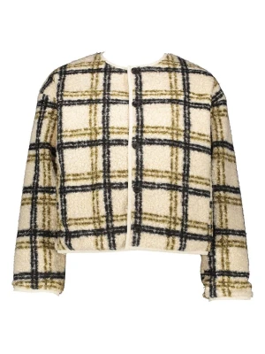 Scotch & Soda Dwustronna kurtka w kolorze zielono-czarno-kremowym rozmiar: L