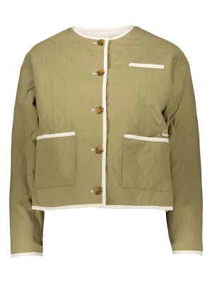 Scotch & Soda Dwustronna kurtka w kolorze zielono-kremowym rozmiar: L