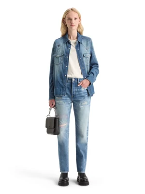Scotch & Soda Dżinsy - Boyfriend fit - w kolorze błękitnym rozmiar: W28/L30