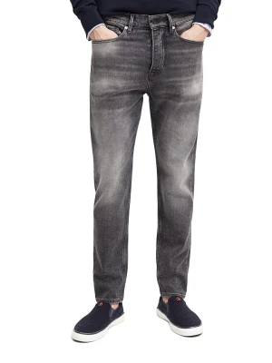 Scotch & Soda Dżinsy - Tapered fit - w kolorze antracytowym rozmiar: W36/L32