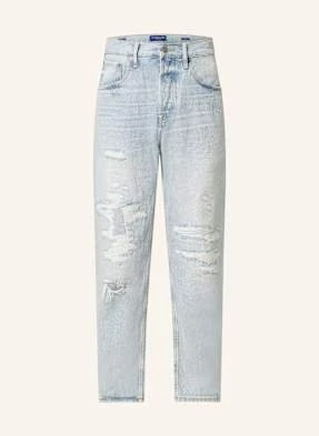 Scotch & Soda Jeansy W Stylu Destroyed Dean Loose Tapered Fit blau