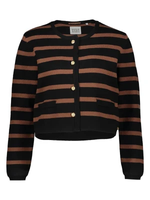 Scotch & Soda Kardigan w kolorze czarno-jasnobrązowym rozmiar: XL