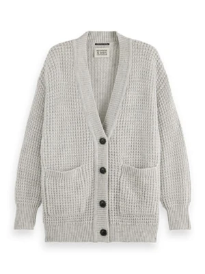 Scotch & Soda Kardigan w kolorze jasnoszarym rozmiar: XS