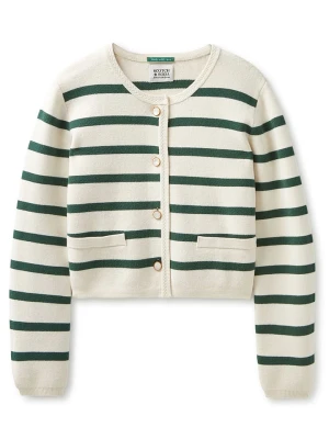 Scotch & Soda Kardigan w kolorze kremowo-zielonym rozmiar: XL