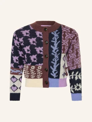 Scotch & Soda Kardigan Z Brokatową Przędzą blau