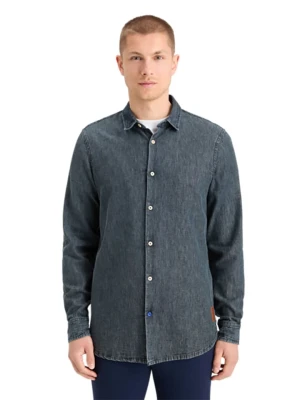Scotch & Soda Koszula dżinsowa w kolorze granatowym rozmiar: L