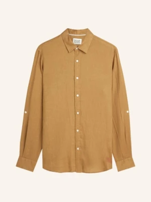 Scotch & Soda Koszula Lniana Regular Fit braun