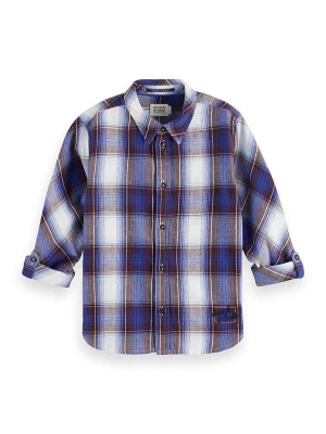 Scotch & Soda Koszula w kolorze brązowo-biało-niebieskim rozmiar: 152