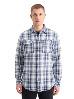 Scotch & Soda Koszula w kolorze granatowo-białym rozmiar: M