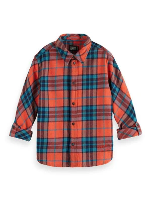 Scotch & Soda Koszula w kolorze niebiesko-pomarańczowym rozmiar: 152