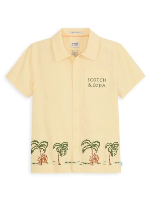 Scotch & Soda Koszula w kolorze pomarańczowym ze wzorem rozmiar: 146-158
