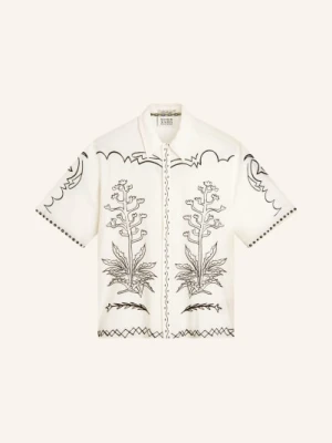 Scotch & Soda Koszula Z Krótkim Rękawem O Kroju Comfort Fit beige