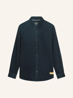 Scotch & Soda Koszula Z Sztruksu O Kroju Regular Fit blau GRANATOWY