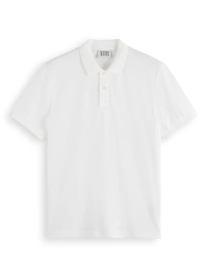 Scotch & Soda Koszulka polo w kolorze białym rozmiar: 128
