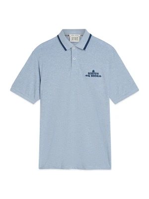 Scotch & Soda Koszulka polo w kolorze błękitnym rozmiar: S