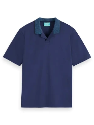 Scotch & Soda Koszulka polo w kolorze granatowym rozmiar: L