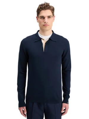 Scotch & Soda Koszulka polo w kolorze granatowym rozmiar: XXL