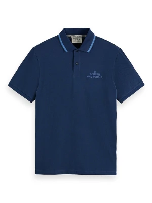 Scotch & Soda Koszulka polo w kolorze granatowym rozmiar: L