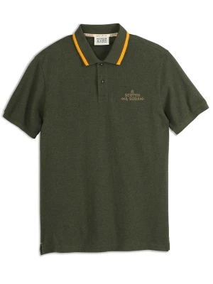 Scotch & Soda Koszulka polo w kolorze khaki rozmiar: M