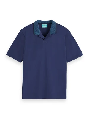 Scotch & Soda Koszulka polo w kolorze niebieskim rozmiar: M