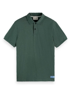 Scotch & Soda Koszulka polo w kolorze zielonym rozmiar: S