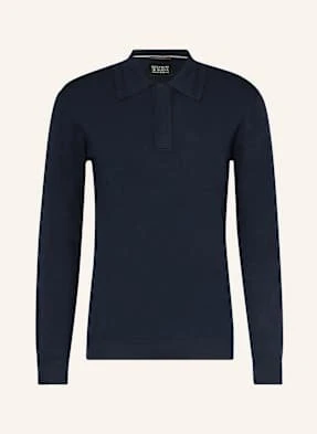 Scotch & Soda Koszulka Polo Z Dzianiny blau